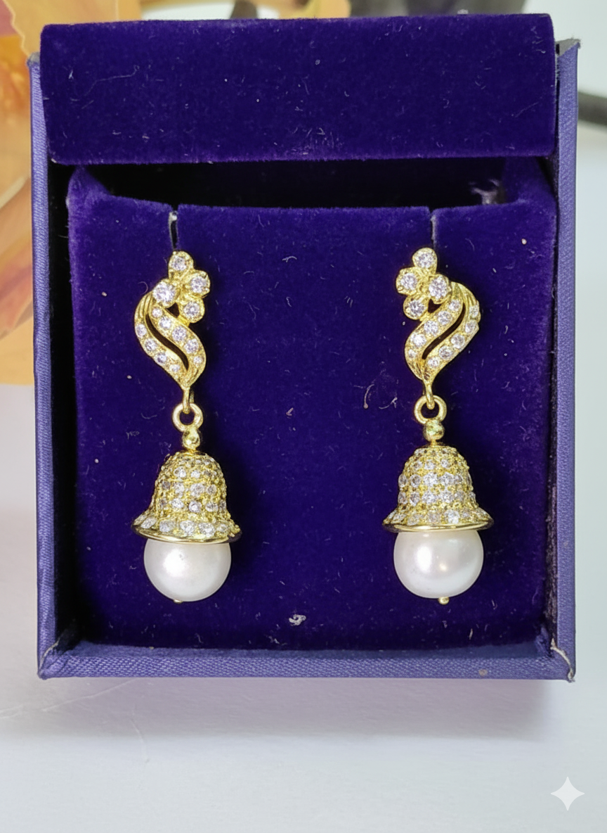 Pearl Tupa Jhumka