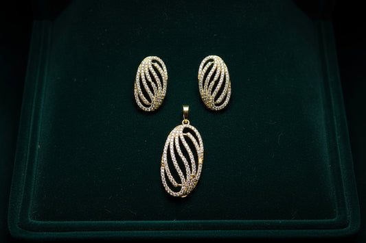 Oval Pendent Set