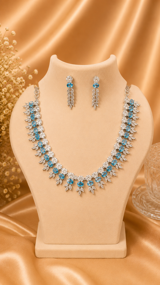 Turquoise Vine Necklace Set