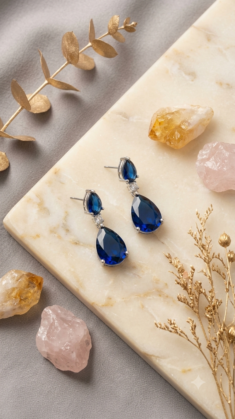 Cobalt Rain Drop