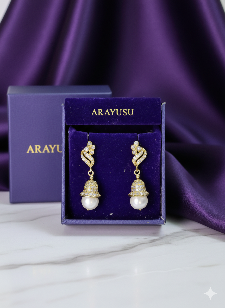 Pearl Tupa Jhumka